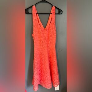 Maurice’s coral dress